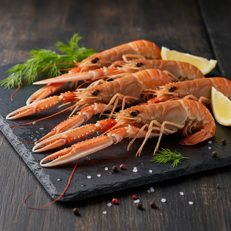 Store Jomfruhummere 6-9 stk. pr. kg.